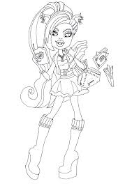 Free Printable Monster High Coloring Pages Clawdeen Wolf Scaremester Coloring Page Coloring Pages Coloring Books Halloween Coloring Pages Printable
