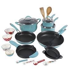 The pioneer woman country garden nesting mixing bowl set. The Pioneer Woman Frontier Speckle 24 Piece Cookware Combo Set Turquoise Accuweather Shop