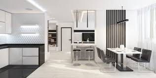 Black And White Theme House Exterior 4 Beautiful Homes With A White Theme White Backsplash Condo Interior Design White Interior Design
