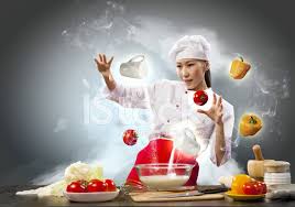 Days like those call for the. Asian Female Cooking With Magic Stock Photos Freeimages Com