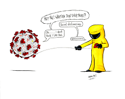 Maybe you would like to learn more about one of these? Corona Comic 4 Social Distancing Funny