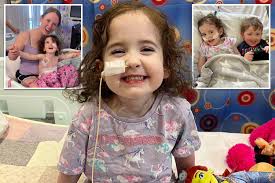 I need a new heart so I can play with my big brother, says brave Evie, 4,  who's being kept alive by a machine