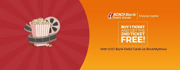Icici credit card on the bookmyshow website is valid till 31st march. Bookmyshow Offers Buy 1 Get 1 Free On All Movie Tickets Tips