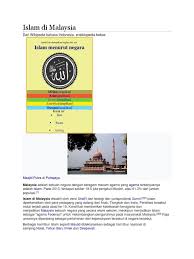 Kaum melayu, cina, india dan rakyat kepelbagaian kaum dan budaya di malaysia merupakan aspek yang penting untuk mewujudkan perpaduan. Islam Di Malaysia