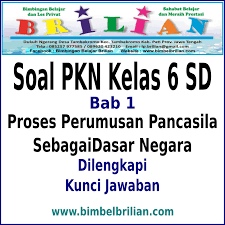 24/2009 tentang bendera, bahasa, dan lambang negara serta lagu kebangsaan; Soal Pkn Kelas 6 Sd Bab 1 Proses Perumusan Pancasila Sebagai Dasar Negara Dan Kunci Jawaban Bimbel Brilian