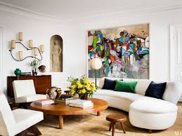 In interior designer max sinsteden's studio, he made his sleep zone feel separate from the rest of the room by hanging a super high curtain and then suspending a floating painting to break it off. 18 Stylish Homes With Modern Interior Design Architectural Digest