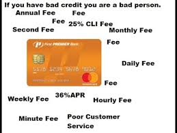 Make your payments on time each month, and keep your balance low relative to the credit limit, for positive marks on your credit report each month. First Premier Bank Credit Card Review Youtube