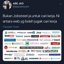 Jadi kepada korang yang berminat, boleh klik senarai laman web dibawah previous article keywords pekerjaan dan kerja di malaysia. Resume Kreatif Su Twitter Bukan Hanya Jobstreet Banyak Lagi Web Cari Kerja Guyss Kredit Abe Jad