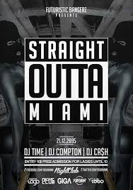 The original straight outta logo was seen in the poster of 2015 film straight outta compton depicting the career of gangsta rap group n.w.a. Straight Outta Party Flyer Template Download Flyer Designs Ffflyer