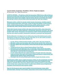 Sikap kritis seseorang terhadap sebuah karya milik orang lain bisa dituangkan dalam sebuah tulisan yang bermutu. Contoh Artikel Kesehatan Pendidikan Ilmiah Singkat