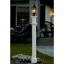 Vita 5 In X 72 In Vinyl Portsmouth Lamp Post Va94430 The Home Depot In 2021 Outdoor Post Lights Outdoor Lamp Posts Outdoor Lamp