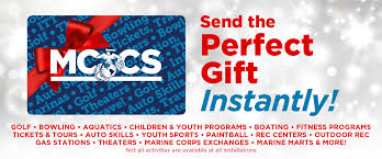 That's about five times more than the average rewards card would give you, and you won't have to worry about filling up at a certain station, unlike with gas credit cards tied to major chains. Mccs E Gift Cards Make Holiday Shopping Easy Marine Corps Community