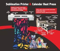 We Offer Best Choice Of Sublimation Printer Calender Heat Press Machine High Speed Vivid Color B Heat Press Machine Sublimation Printers Sublimation Paper