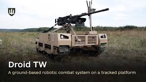 Droid TW: A robotic machine gun resembling something from a science fiction  movie | MoD News