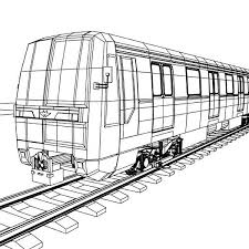 3d Model Subway Train Subway Train 3d Model Subway