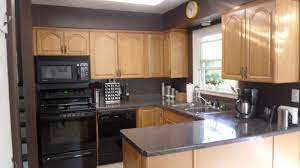Kitchen looks ideas kitchen design images free,grey kitchen shelves kitchen cabinet refacing,ready made kitchen cupboards price list kitchen carts for small kitchens. 4 Steps To Choose Kitchen Paint Colors With Oak Cabinets Interior Decorating Colors Inter Grey Kitchen Walls Oak Kitchen Cabinets Wall Color Kitchen Colors