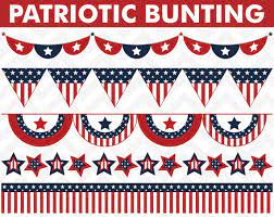 80 Off Sale Clipart Flag Bunting Borders Independence Day 4th Of July Printable Instant Download Royalty F 4th Of July Clipart Patriotic Bunting Free Clip Art