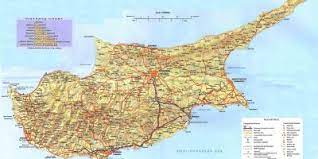 Harta cipru harta rutiera a ciprei harta turistica cipru. Cipru HartÄƒ HÄƒrÈ›i Cipru Europa De Sud Europa