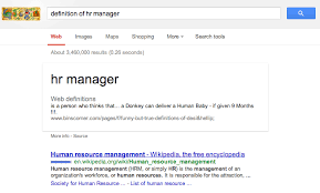 What Is The Definition Of Hr Manager Hr Management Definitions Management