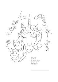 Printable Mein Einhorn Heisst Ausmalbild Hallo Liebe Wolke Malvorlage Einhorn Ausmalen Ausmalbild