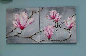 Acrylic Paintings Flower Painting Flower Art Floral Art