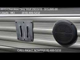 Full specs and brochures for the 2019 forest river cherokee grey wolf 29dsfb. 2013 Cherokee Grey Wolf 29dsfb For Sale In Liberty Mo 6406 Youtube