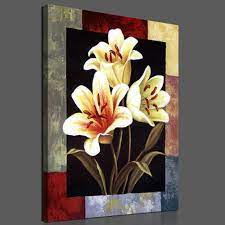 There's not always time to stop and smell the roses, so admire your flower art on bright, vibrant canvas prints, framed art prints, and more for your home or office decor. Canvas Flower Painting Size 18 18 Inch Rs 2500 Piece S D M Arts Id 15352643912