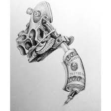 What do gun tattoos symbolize? Tattoo Machine Design Tattoo Machine Drawing Tattoo Machine Art