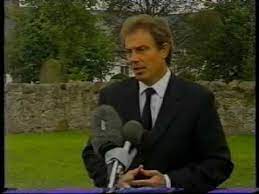 He made his speech outside a church in his sedgefield. Princess Diana Bbc News 31 8 97 Part 2 Tony Blair Religious Leaders Youtube