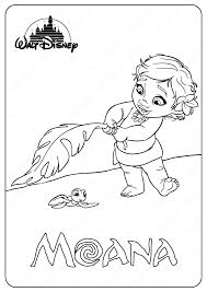 Baby Moana Coloring Pages In 2020 Moana Coloring Pages Disney Coloring Pages Printables Moana Coloring