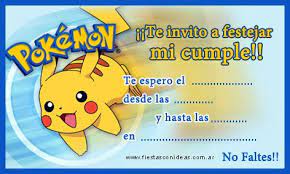 Pokemon Tarjetas De Cumpleanos De Pokemon Invitaciones De Pokemon Cumpleanos De Pokemon Tarjetas De Cumpleanos Para Imprimir Para la nueva tendencia llego pokemon go, une el mundo real con los juegos, donde puedes encontrar y capturar mas de 100 especies de pokemon salvajes y a la vez conoces los sitios historicos y culturales en las paradas de pokemon. invitaciones de pokemon