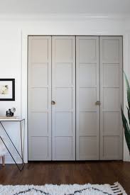 Closet doors make up a significant portion of the wall space in most bedrooms. Paneled Bi Fold Closet Door Diy Room For Tuesday