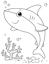 Dibujos De Baby Shark Para Colorear 70 Imagenes Para Imprimir Gratis