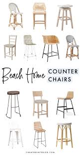 15 Coastal Counter Chairs For Beach Homes Beach House Decor Coastal Style Bedroom Counter Chairs