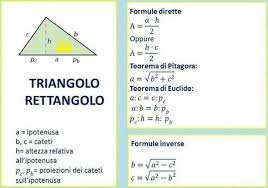 Triangolo rettangolo bca proiezione bh del cateto ab su ipotenusa = 3,2 cm proiezione hc del cateto ac su ipotenusa la formula derivata dal 2° teorema di euclide che dice: Teorema Di Pitagora Triangolo Rettangolo Appunti