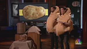 We will send a real idaho potato with your custom image and optional message on it. Potato Parcel Tries To Sell Shark Tank On Its Message Service