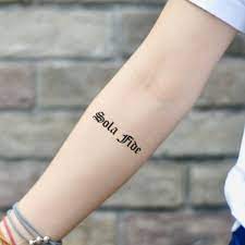 Maybe you would like to learn more about one of these? Sola Fide Temporary Tattoo Sticker Ohmytat