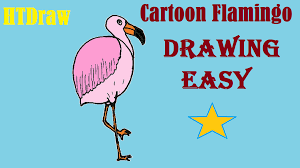 Wall stickers are preferred because they are more economical and easy to apply and easy to remove from your wall when you are bored. Cartoon Flamingo Drawing And Coloring For Kids
