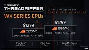 In similar fashion, the 2nd gen ryzen threadripper processors disrupt the market once again with a beastly performance. Amd Ryzen Threadripper 2990wx And 2950x Cpu Performance Benchmarks Leak