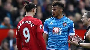 The stage was set for zlatan ibrahimovic to rub salt into bournemouth's wounds, to oversee yet another rescue act for manchester united. Ibrahimovic And Mings Charged Over Old Trafford Clash