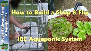 How To Build An Aquaponic System Chop Flip Ibc Build Youtube