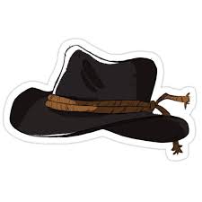 Arthur Morgan Hat Sticker By Vadu Red Dead Redemption Artwork Arthur Morgan Hat Red Dead Redemption Tattoo