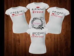 Crew Birthday Squad Shirts For Friends Birthday Queen Friend Squad Shirts Friend Squad Birthday Etsy Womens Birthday Shirt Birthday Shirts Squad Shirt