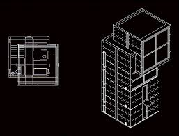 Tadao ando 4x4 house interior. Tadao Ando 4x4 House Dwg Block For Autocad Designs Cad
