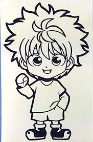 See more ideas about killua, hunter x hunter, hunter anime. Hunter X Hunter Anime Killua Sd Stickers Symbol 5 5 Decorative Die Cut Decal For Cars Tablets Laptops Skateboard Black Buy Online In Turkey At Turkey Desertcart Com Productid 48124119