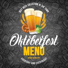 Bier Menu Und Blackboard Hintergrund Vektor Bier Blackboard Menu Vectors Oktoberfest Beer Beer Festival Menu Template
