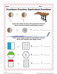 Help Your Third Grader Tackle Equivalent Fractions With This Fractions Practice Workshee Equivalent Fractions Fractions Worksheets Finding Equivalent Fractions