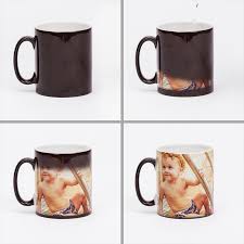Conventional cups can be recycled, but only in special facilities, thanks to the lamination that makes them they say they were inspired by a desire to change the world. Personalised Heat Changing Mugs Photo Magic Mug