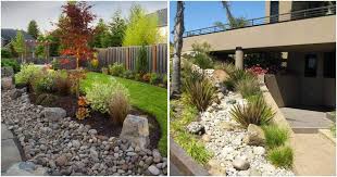 A rock garden creates a focal point in the landscape and can be built to just about any scale you want — from fine gravel used as a bed for desert succulents to piles of boulders with ornamental specimens. 22 River Rock Landscaping Ideas To Spruce Up Your Backyard