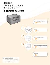 Canon printer driver is a dedicated driver manager app that provides all windows os users with the capability to effortlessly use full capabilities of their cannon printers. Canon Imageclass Mf3010 Specification Manualzz